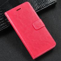 华为p40/p30手机壳p20pro/p10plus保护套p9/p8翻盖p20防摔p10全包 玫红色[只送挂绳] p20