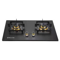 ELKS燃气灶EL8270 家用台嵌两用灶具 钢化玻璃面板 铜火盖
