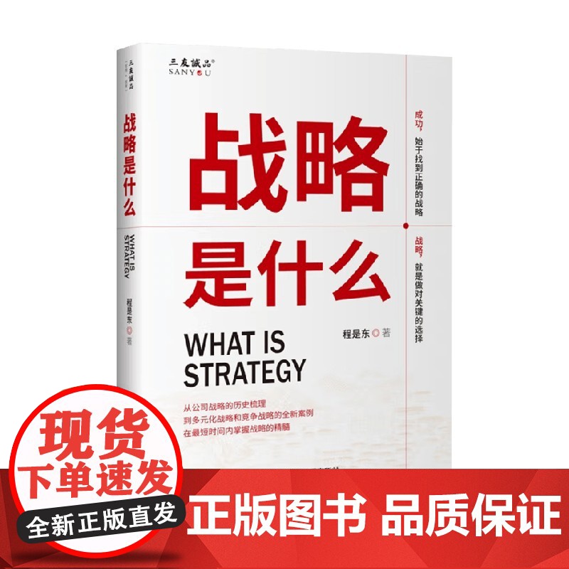 战略是什么 程是东 著 管理高清大图