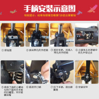 新越昌晖叉车2吨3吨5吨手动液压搬运车托盘车 升降车地牛油压车手拉车 3吨叉长1200mm宽685mm钢板厚度3.5mm