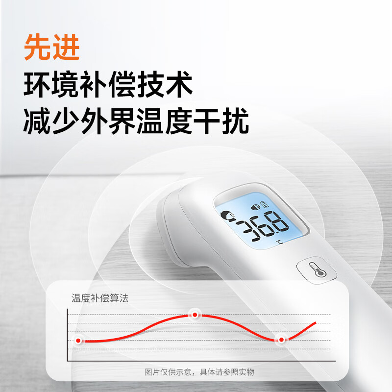 鱼跃Yuwell电子体温计YHW-1家用医用额温枪体温枪婴儿童温度计温枪测温枪高清大图