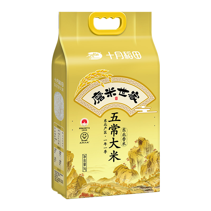 十月稻田 磨米世家五常大米-5kg高清大图