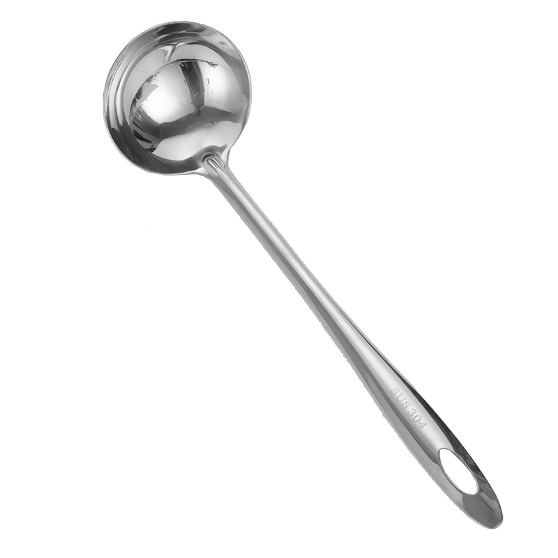 橙亿鸿 304不锈钢长柄汤勺+漏勺 二件套/个高清大图