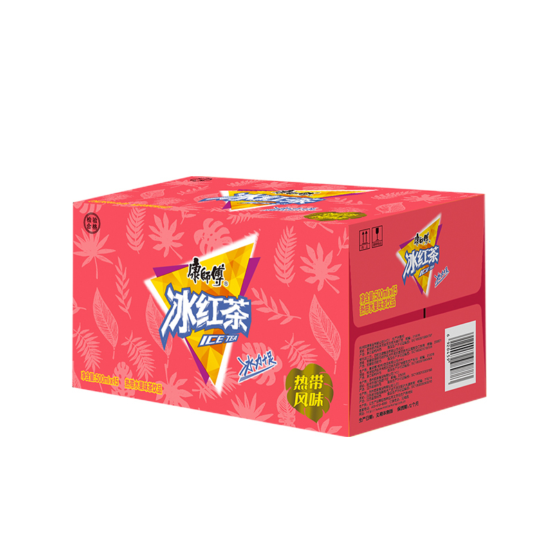 康师傅热带风味冰红茶500ml15瓶整箱装