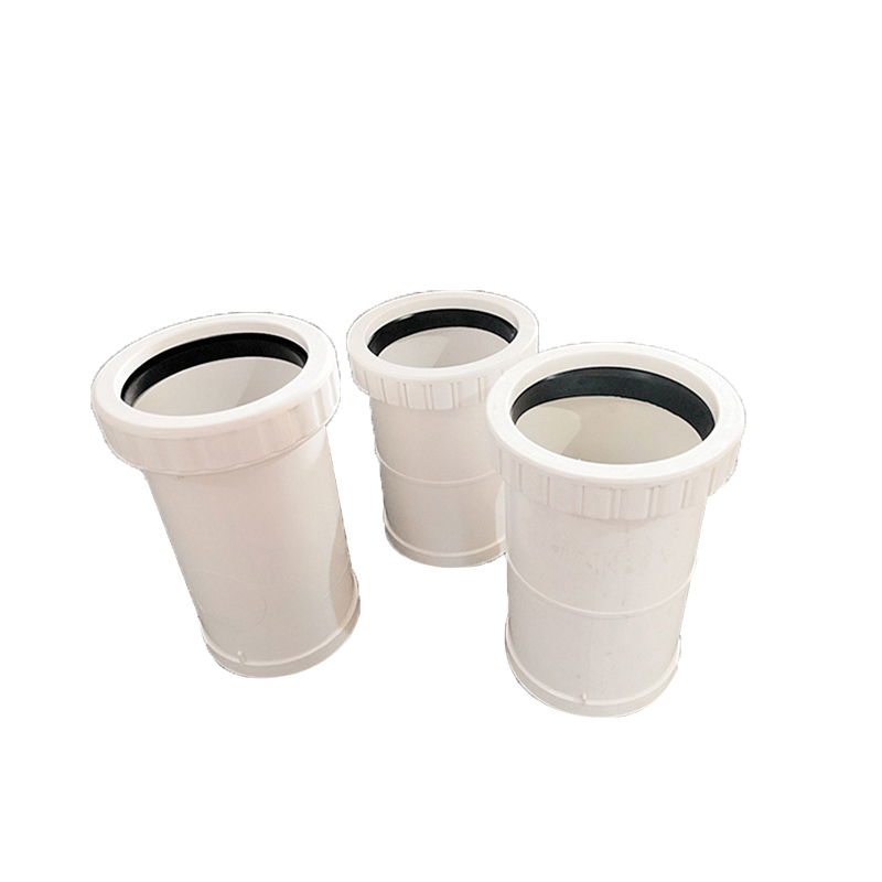 企购优品 雄塑PVC dn110 伸缩节 螺纹排水管配件 活接 维修节 (10个/扎)