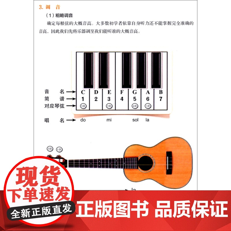 儿童尤克里里实用教程 骆元 著 全彩印刷 音乐入门教材 儿童音乐教育 弹拨技法 正版少儿音乐教程 上海音乐出版社 世纪高清大图