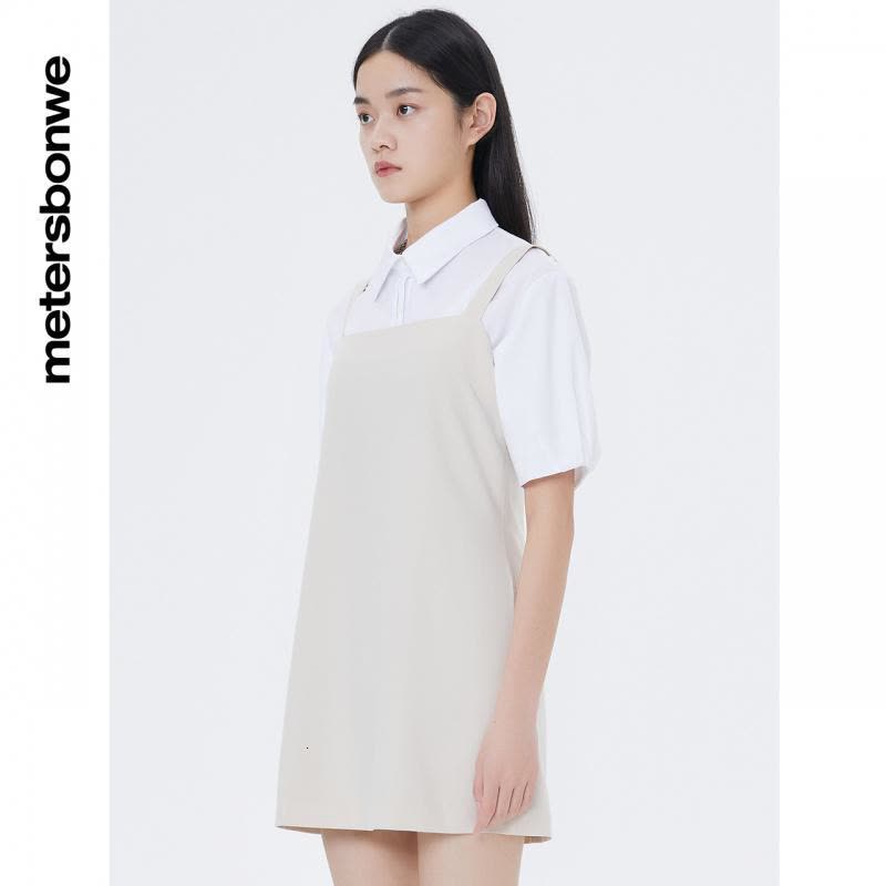 [2件2折价:59]美特斯邦威梭织连身裙图片