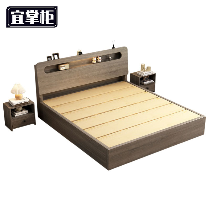 宜掌柜 木质 床高清大图