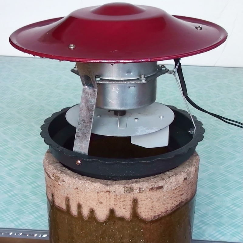 引风机80w烟筒抽烟机民用炉灶烟囱吸烟机农村火炕烟道倒烟吸烟机