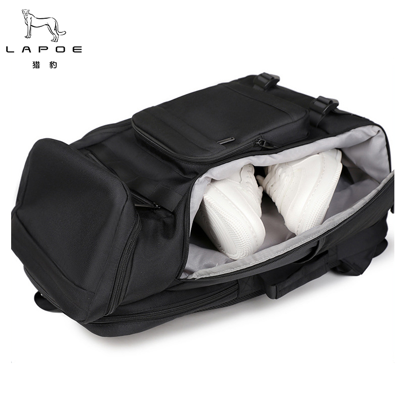 猎豹羽毛球双肩背包户外运动双肩包篮球包健身包LBT107/个高清大图