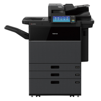 东芝(TOSHIBA)DP-7618A A3黑白激光 打印机复印机 75页/分钟 含同步输稿器+落地三纸盒+出纸盘 SZ
