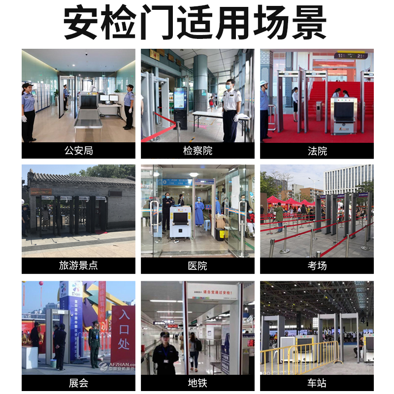 MD-600WTH信息发布分类门 手机探测模式 管制品探测模式 手机+管制品探测模式和金属探测模式 管制品安检门高清大图