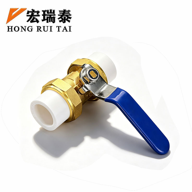 宏瑞泰 PPR双接铜球阀 32mm 个