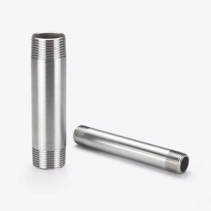 不锈钢加长对丝DN15(4分)高清大图