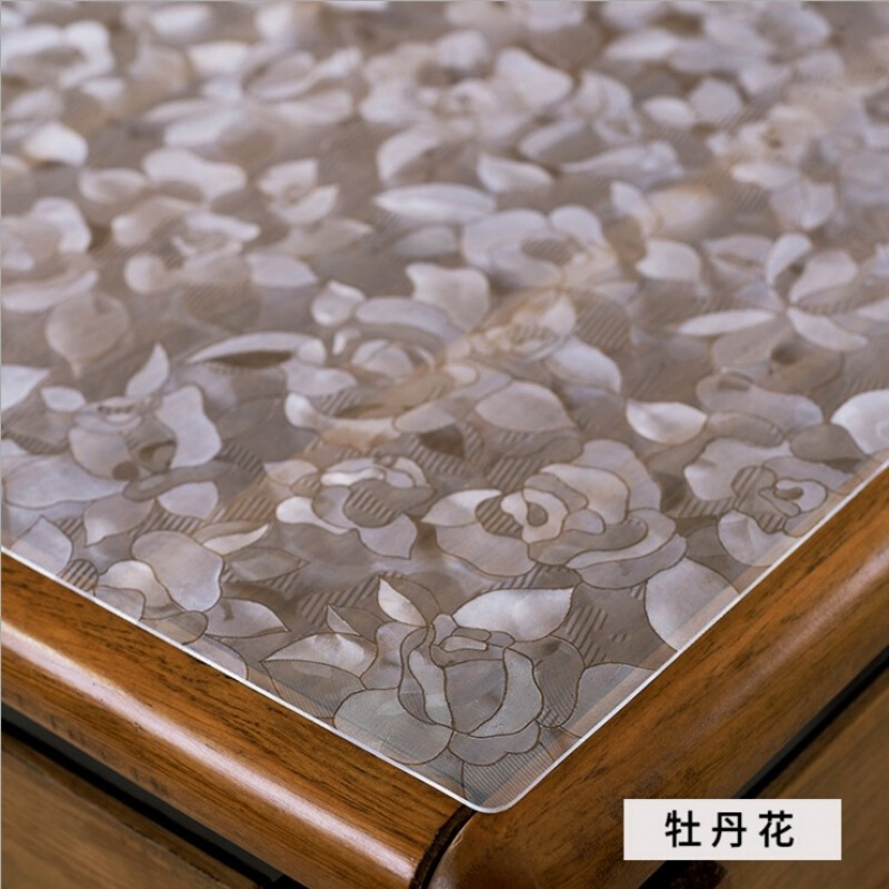 加厚软玻璃桌布透明pvc水晶板餐桌垫塑料防水防油台布茶几布免洗