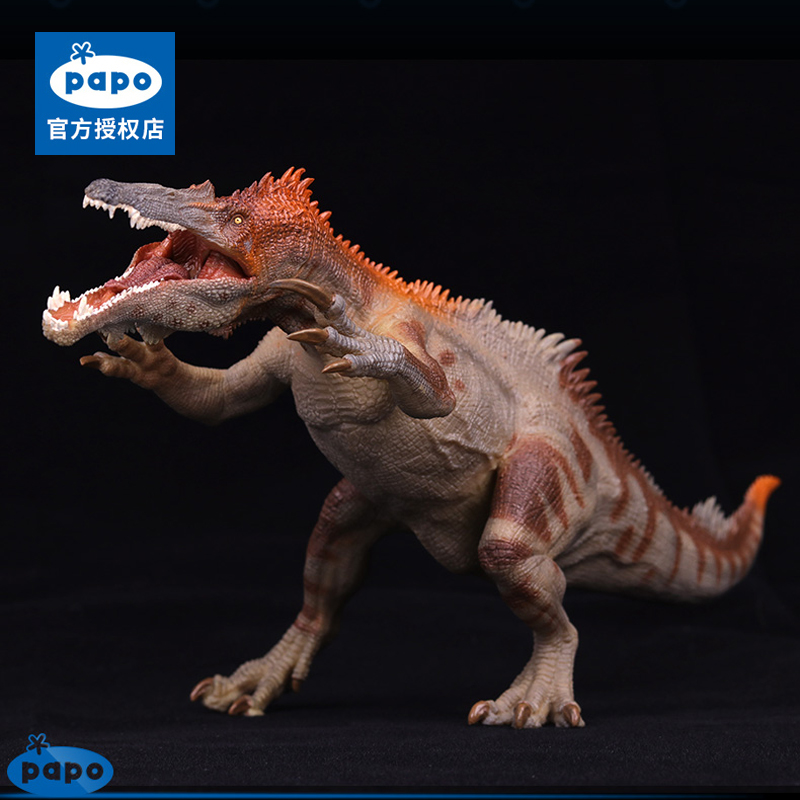 法国papo动物仿真恐龙模型重爪龙手办收藏摆件男孩玩具少儿童参数