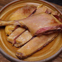 [中华特色] 六安馆 牧鹅风干腊鸭腿3只 约600g 安徽特产咸鸭腿手工腌制咸肉腊味腊肉