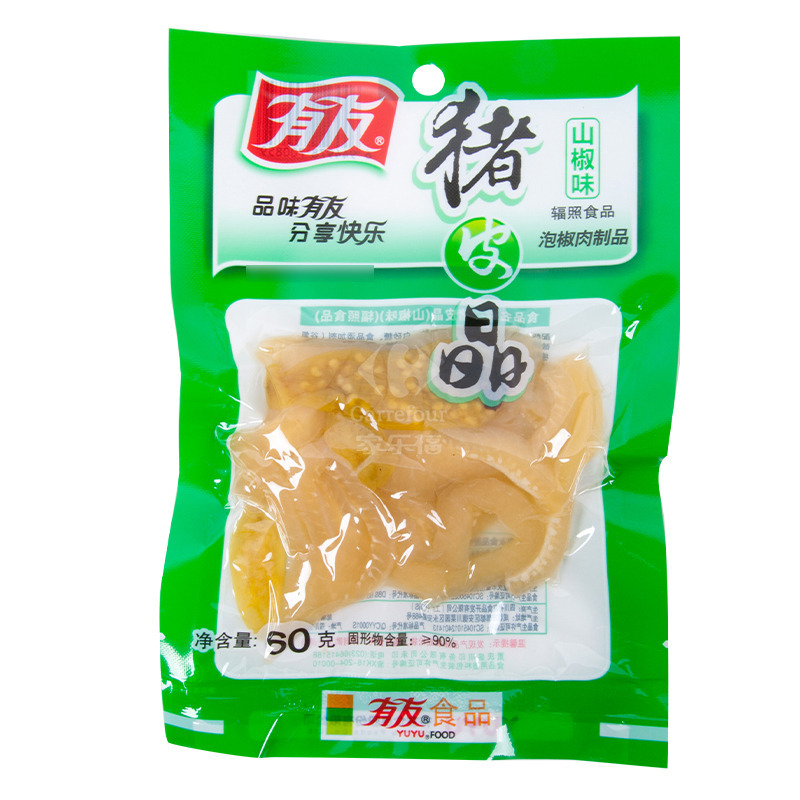 有友山椒味猪皮晶60g