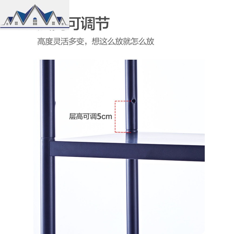 不锈钢夹缝置物架厨房落地微波炉收纳用品储物家用架子多层大全柜 三维工匠高清大图