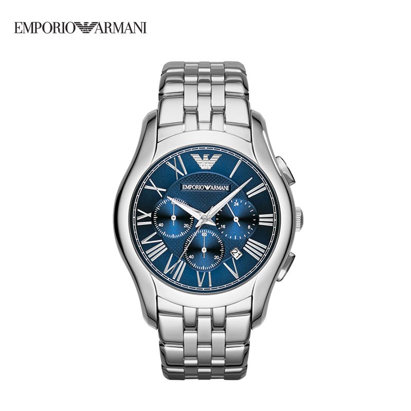 Armani/阿玛尼手表 时尚蓝色表盘石英男士腕表