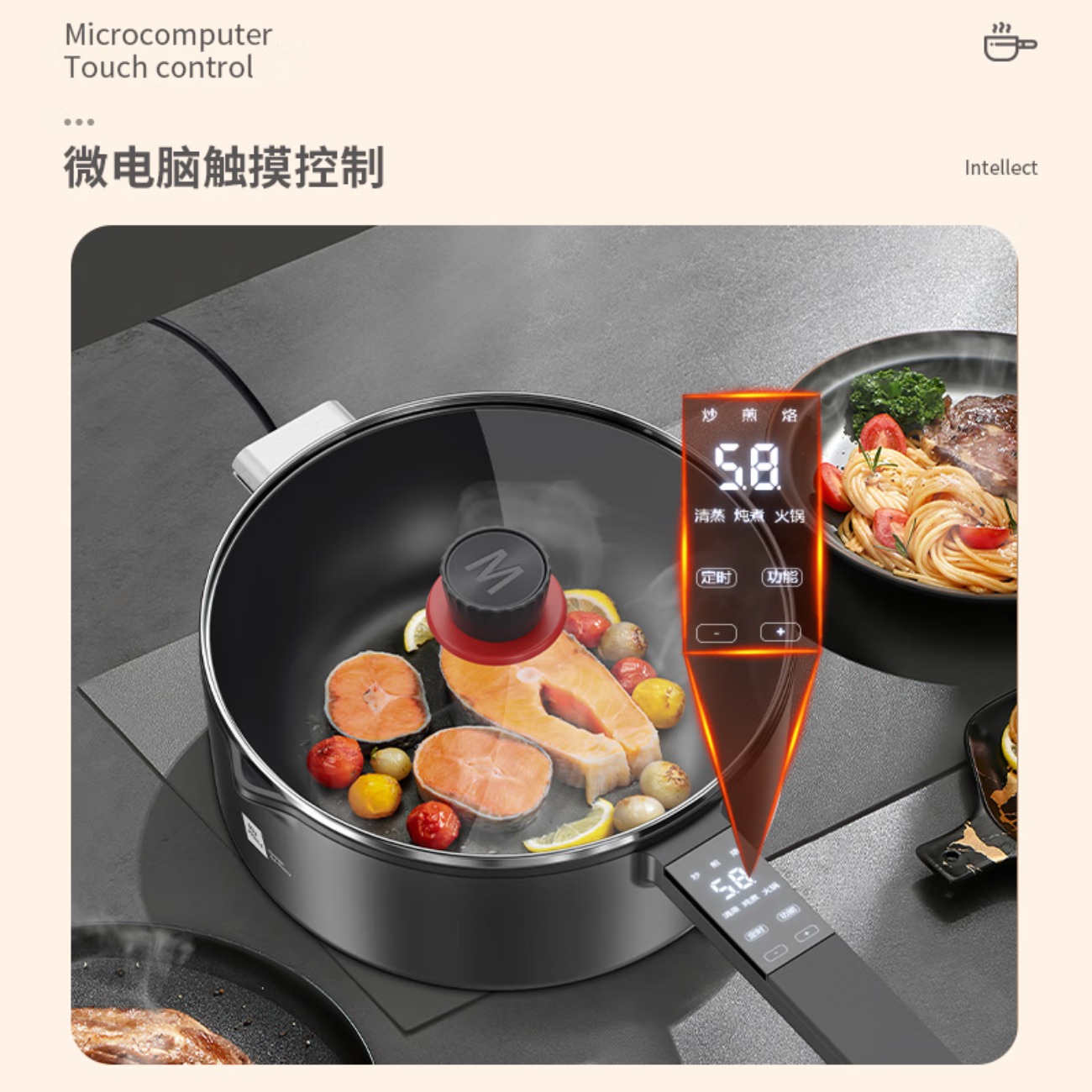 ‪‪‪米技(MIJI)电炒锅EFP-L4006高清大图