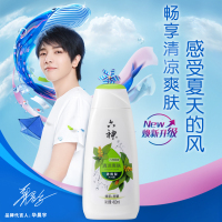 六神 清凉爽肤 沐浴露450ml(男士女士沐浴液沐浴乳 清爽保湿 绿茶甘草双重植物精华多效护肤)