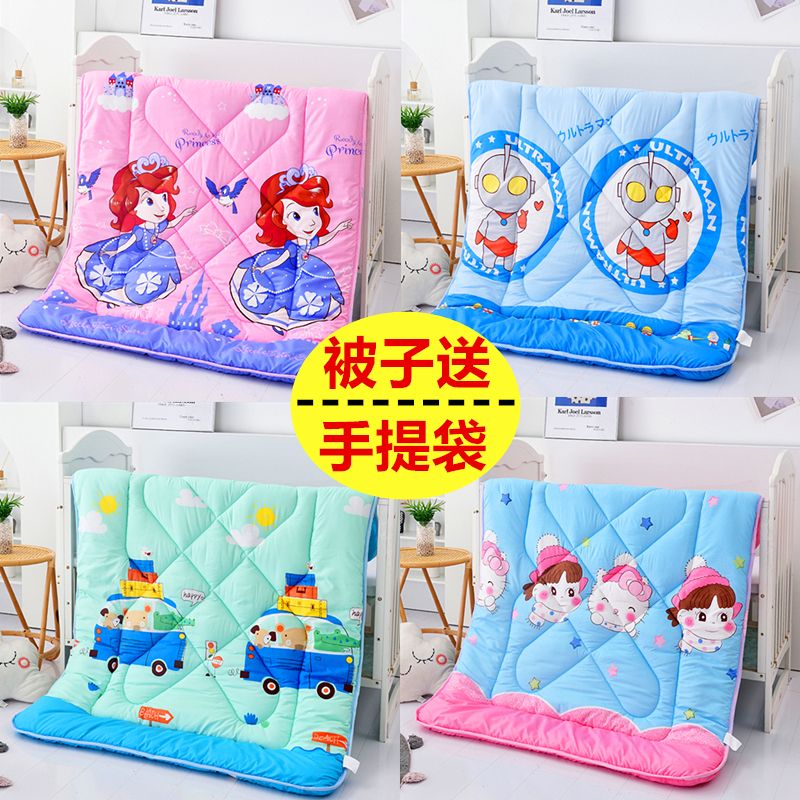 卡通儿童幼儿园冬被加厚保暖午睡被褥婴儿小被子秋冬丝棉被芯高清大图