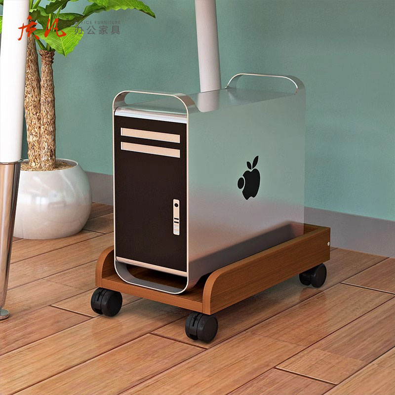 质凡可移动电脑主机托架带刹车家用机箱托盘架 40*25.5*10CM高清大图