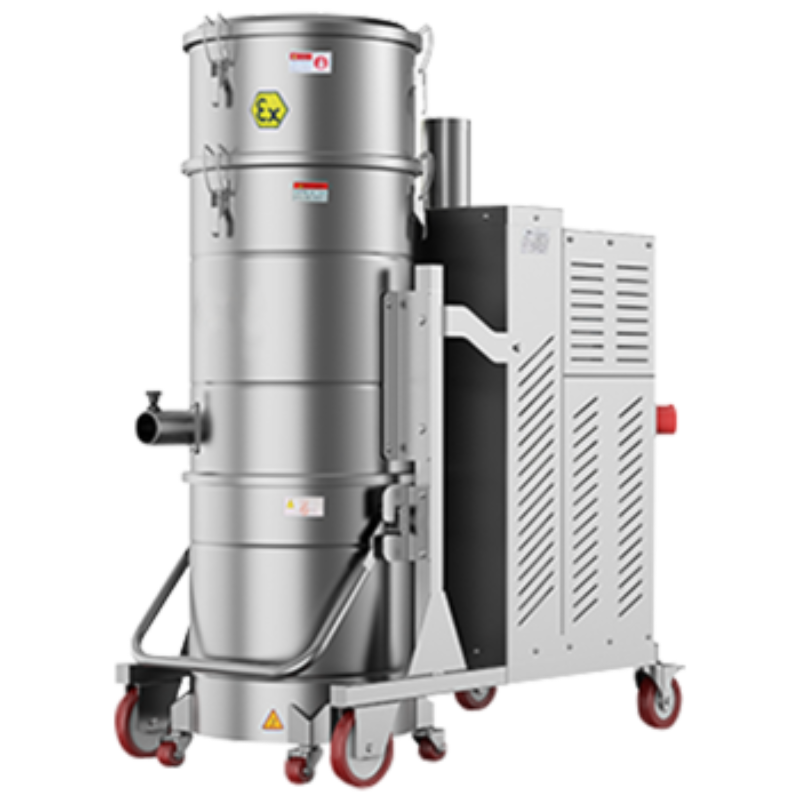 博赫尔(POHIR)电动防爆吸尘器工业整机防爆 5.5KW大功率90L 干湿多用导静电铁屑粉尘吸水机PHR-CHF-5.