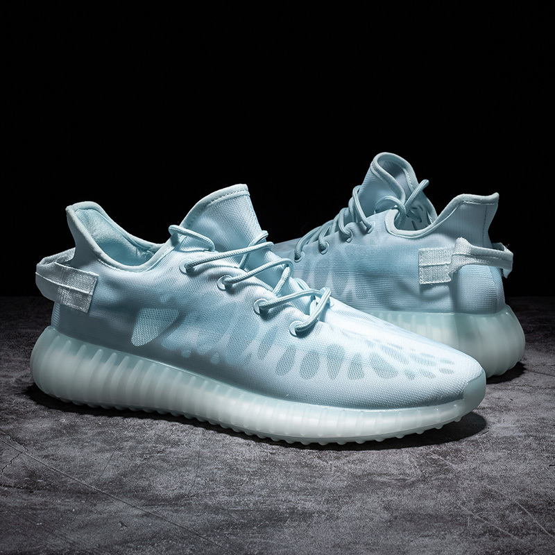 加勒特奈夫(jialetenaifu)椰子鞋350v2mono冰蓝正品透气网面夏季男女