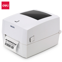 得力（deli）DL-888T 热敏热转印标签打印机 不干胶二维码条码打印 快递单小票打印机