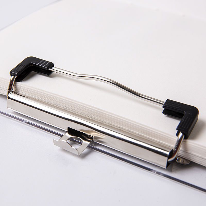 梵高亚克力板夹文件透明夹垫板夹板试卷收纳学习用品文具学生资料绿色