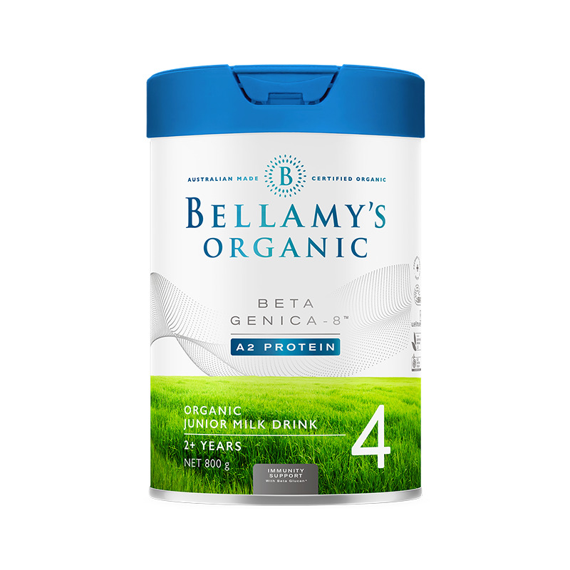 保税贝拉米(Bellamy’s )宝宝有机奶粉4段800g/罐进口婴幼儿四段奶粉2岁以上白金版含A2蛋白高清大图