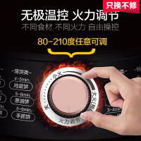 美的(Midea)电饼铛家用煎烤机煎饼铛三明治机煎饼锅蛋饼机早餐机 旋控式丨WJH3002