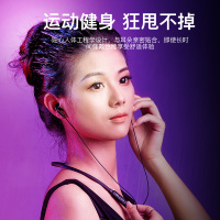 YOCY 蓝牙耳机运动无线耳机立体声跑步健身双耳耳机苹果华为小米OPPO三星VIVO通用防水防汗颈挂入耳式黑色