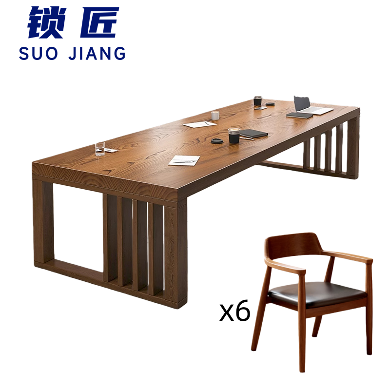 锁匠木质洽谈桌高清大图