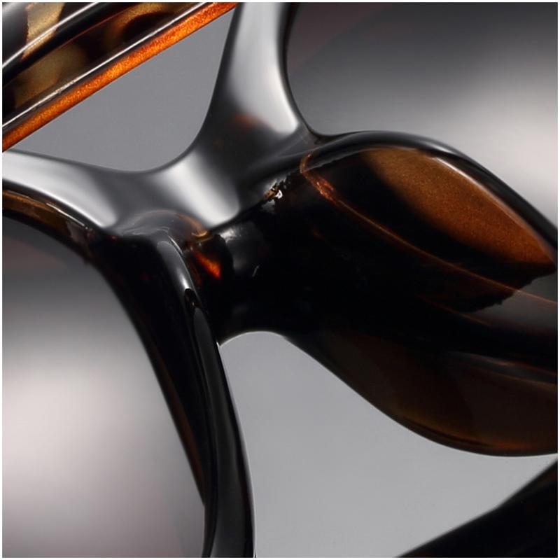 H004 Sunglasses 明星韩方形太阳镜圆脸豹纹墨镜女潮前卫眼镜复古送女朋友七夕情人节礼物