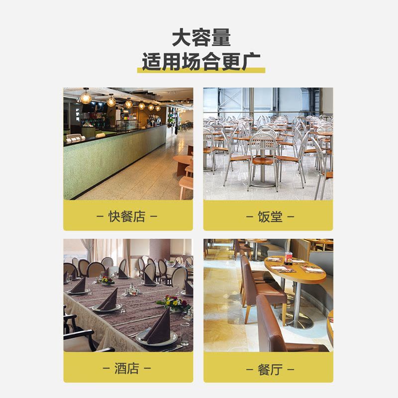 苏泊尔(SUPOR)电饭煲一键操作 不粘锅内胆 2000W大火力煮饭电饭锅 13L/升商用大容量SF130B3图片