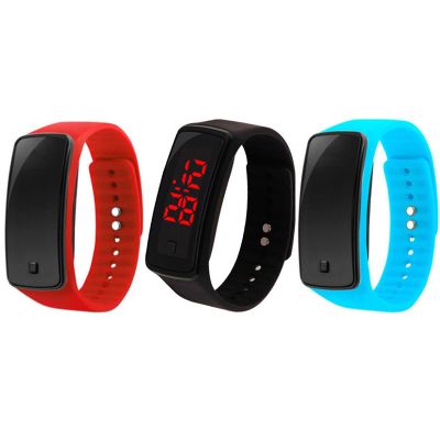 【买手表赠品手表】韩版热卖款学生时尚运动手环二代墨镜led手表硅胶果冻电子手表