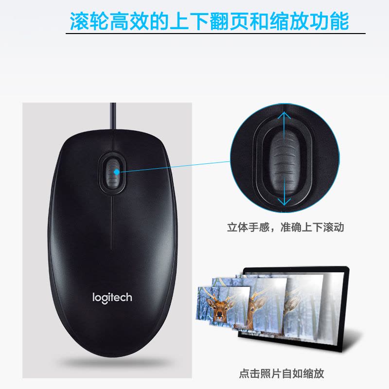 罗技(Logitech)M91P有线鼠标图片