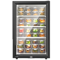 乐创 lecon 商用食品留样柜 75L饮料冷柜 台式家用商用冷藏保鲜展示柜 LC-SC-75