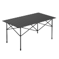 驿客露营蛋卷折叠桌（黑色长桌）-EKH-9021