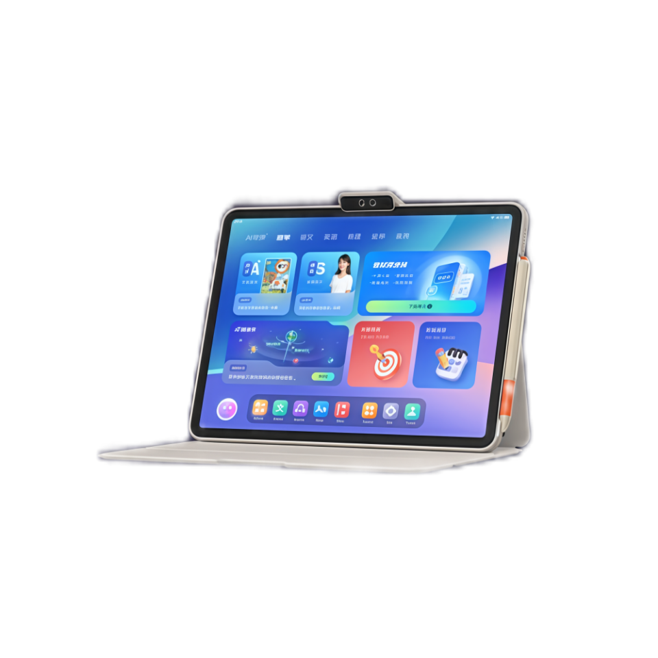 小猿AI学习机T4 猿辅导2025新款1对1伴学家教机 AI全面精准学练小初高通用英语大屏护眼高清大图