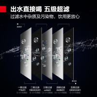 德玛仕 DEMASHI 直饮水机 商用学校用开水器 不锈钢直饮机商用净水器 GK-2E/KS-18LT-2E 背板款