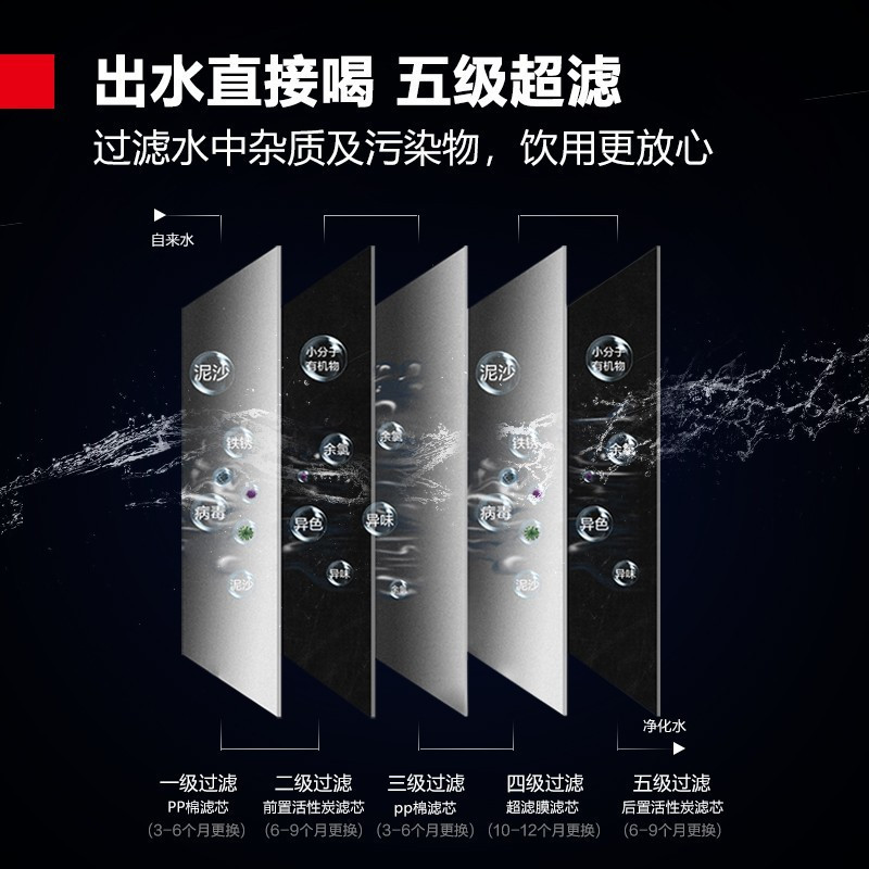 德玛仕 DEMASHI 直饮水机 商用学校用开水器 不锈钢直饮机商用净水器 GK-2E/KS-18LT-2E 背板款