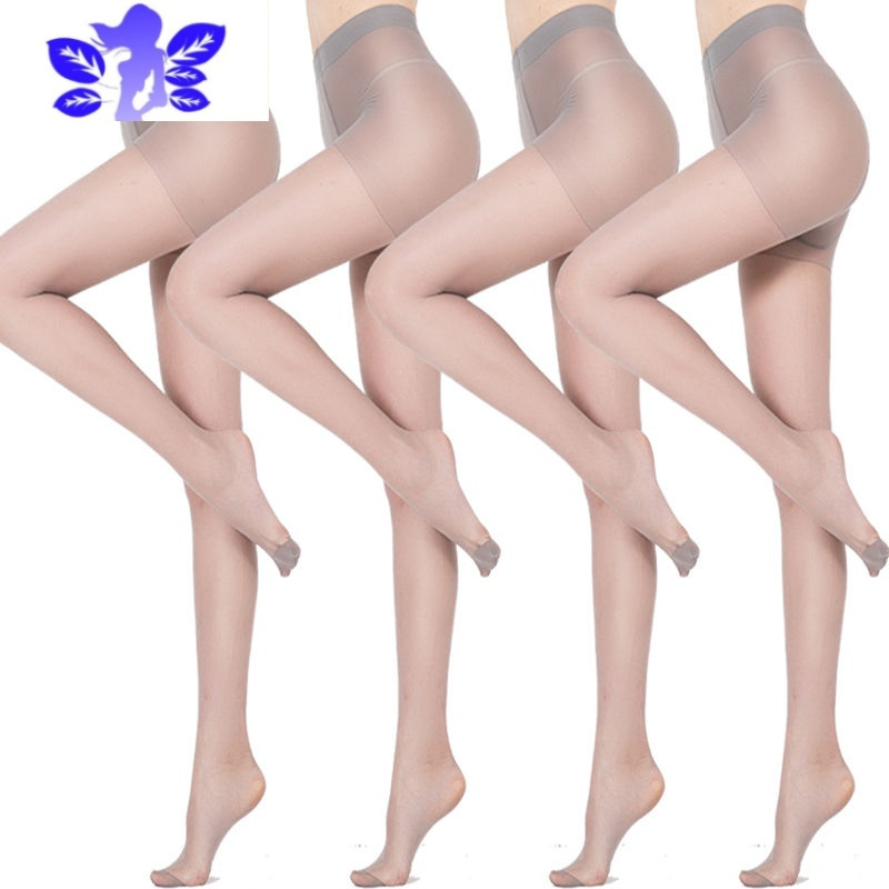 Ideamini黑丝袜女士春秋肉色连裤袜鱼嘴露趾脚趾春夏季薄款长筒