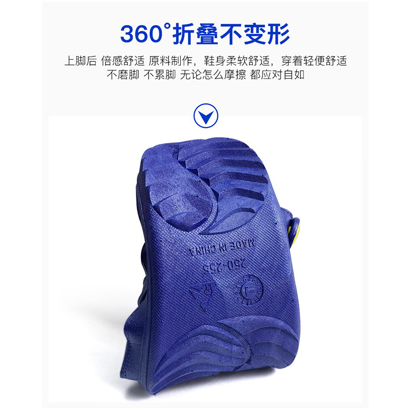 谋福 防静电鞋 透气洁净加厚软底工鞋无尘鞋(黑色六孔包头护趾凉鞋) 44高清大图