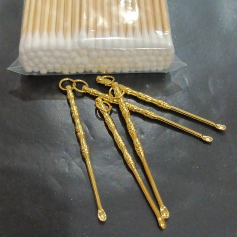 实心铜耳勺黄铜耳勺成人钥匙扣挂件吊坠挖耳朵神器老式纯铜耳勺普通耳