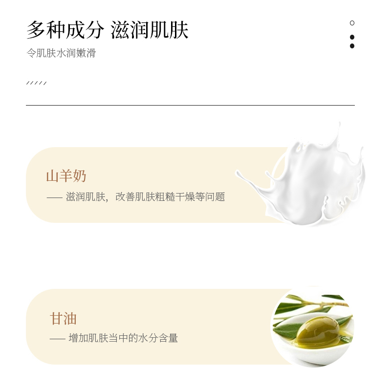 金妮雅山羊奶身体乳200g保湿滋润秋冬季持久留香高清大图