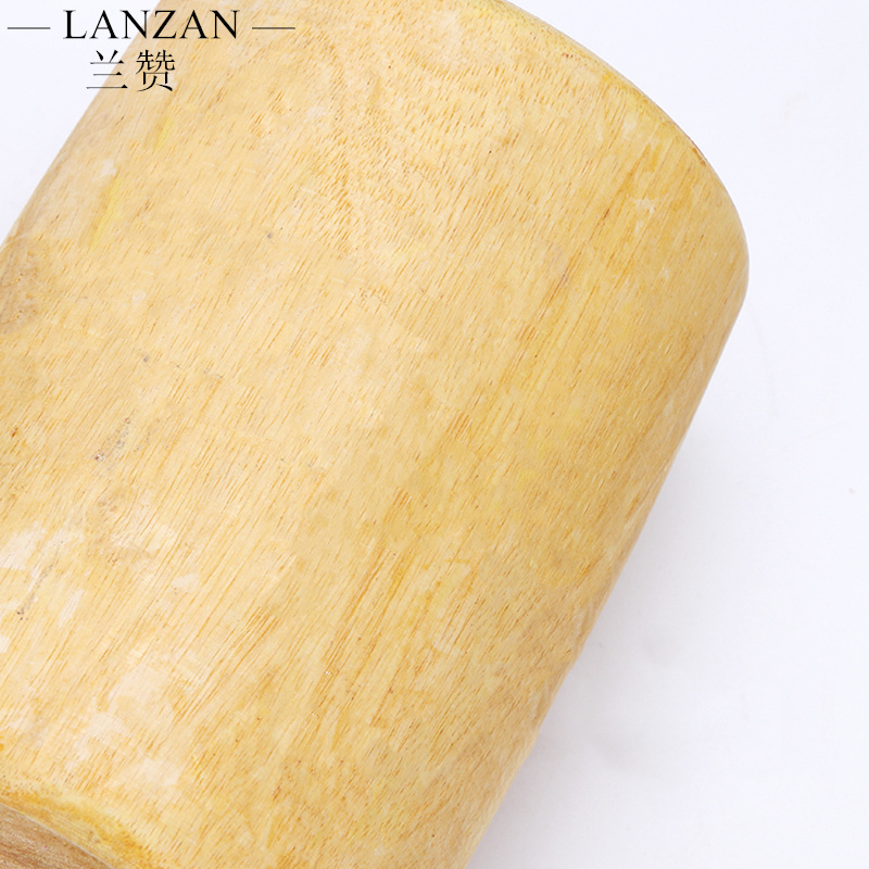 兰赞(LANZAN) 木榔头手工大号木锤圆头木槌 安装工具